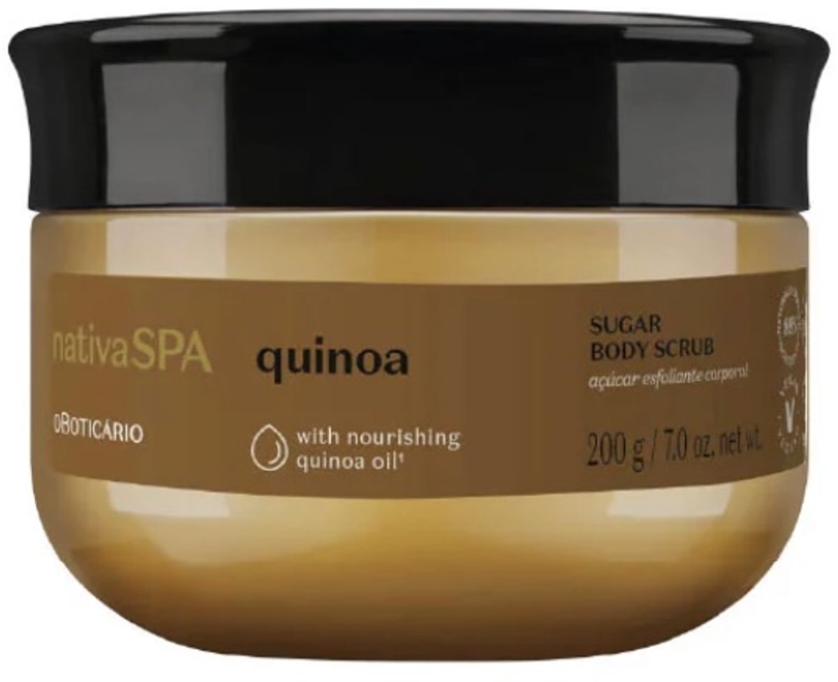 Quinoa Sugar Body Scrub (Nativa SPA) – OBoticário – Vegan