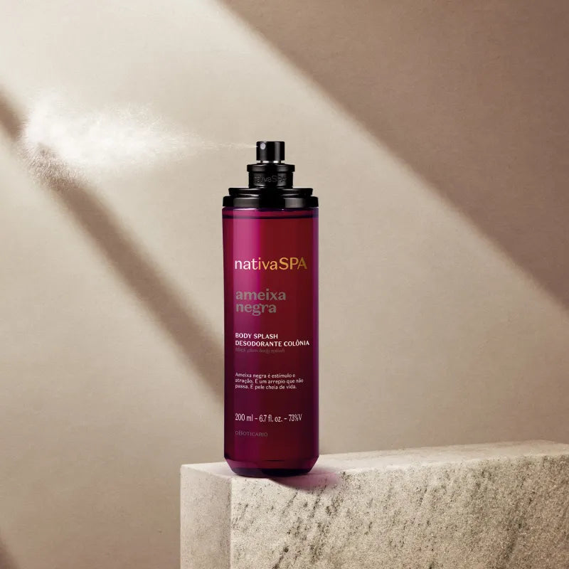Nativa SPA Black Plum Body Splash Cologne 200ml