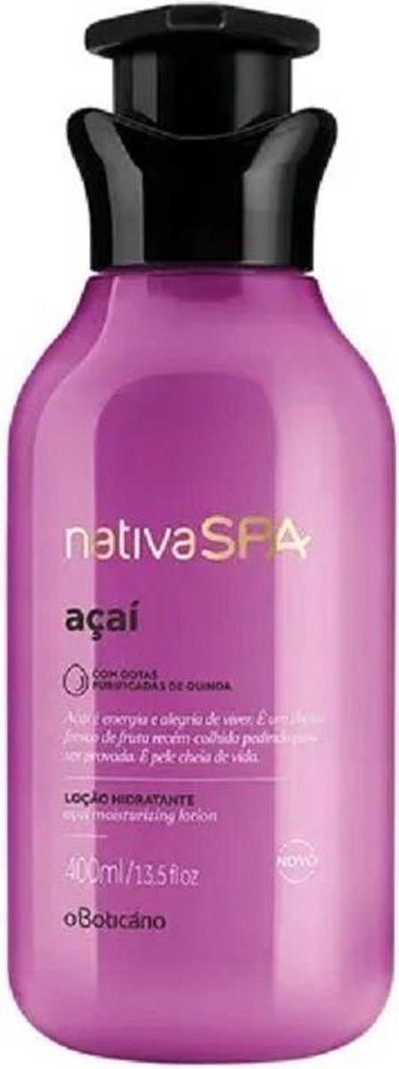OBoticário Nativa SPA Açaí Moisturizing Body Lotion 400ml