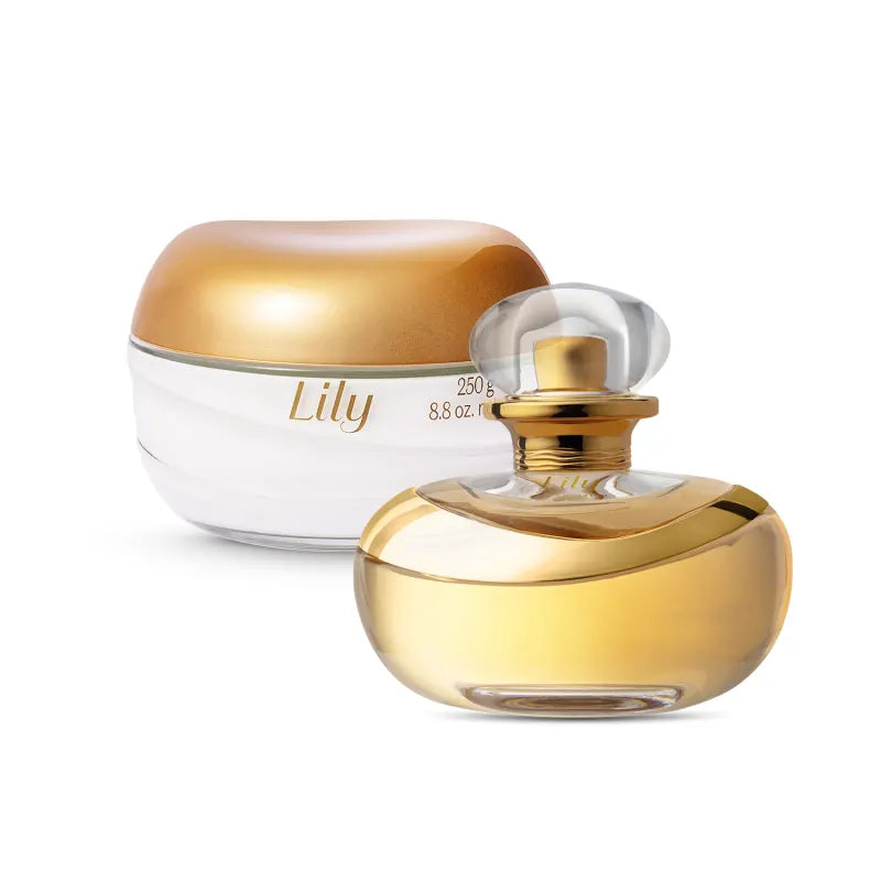 Lily Combo: Eau de Parfum 75ml + Satin Deodorant Moisturizing Body Cream 250g