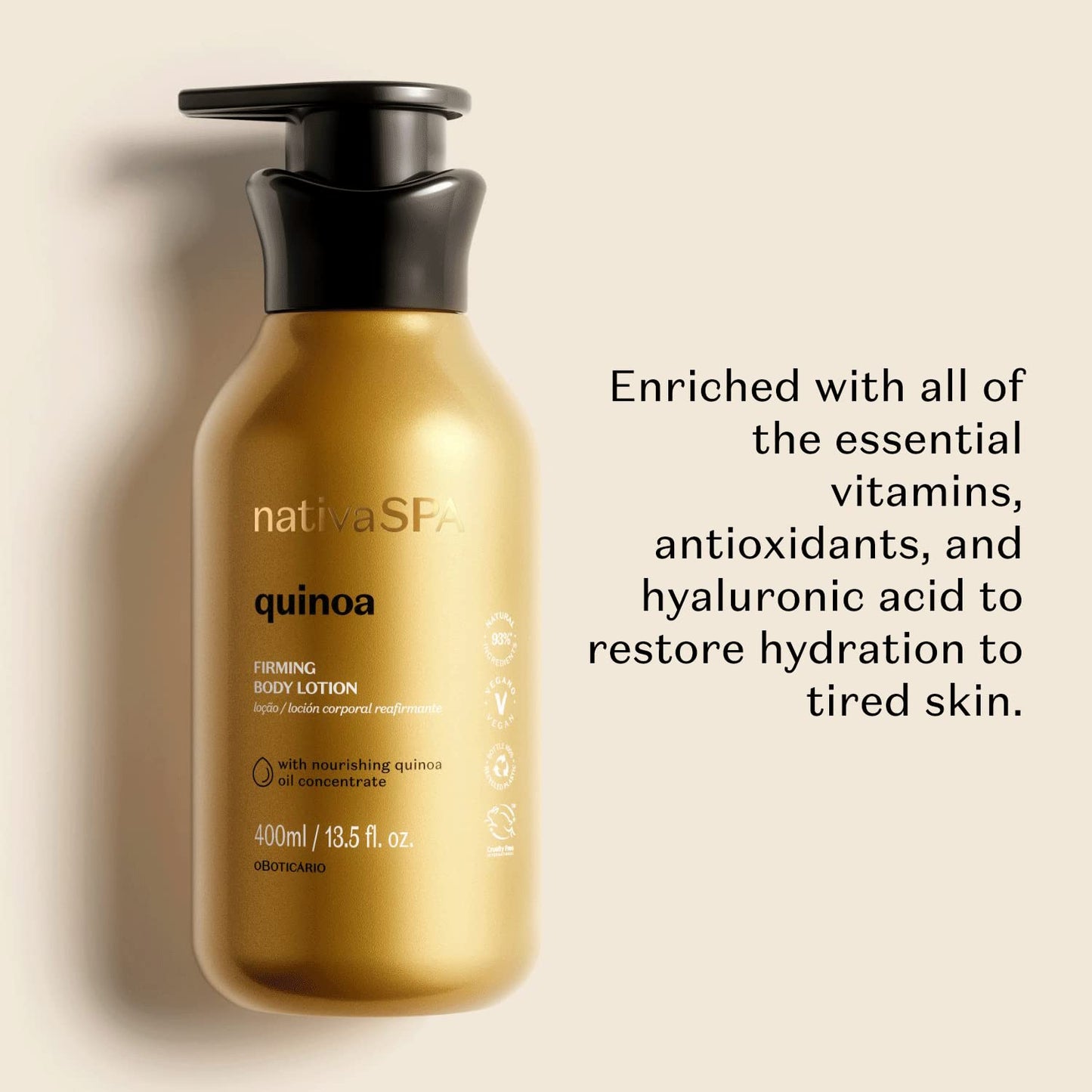 Nativa SPA Quinoa Body Care Set – Oil & Lotion