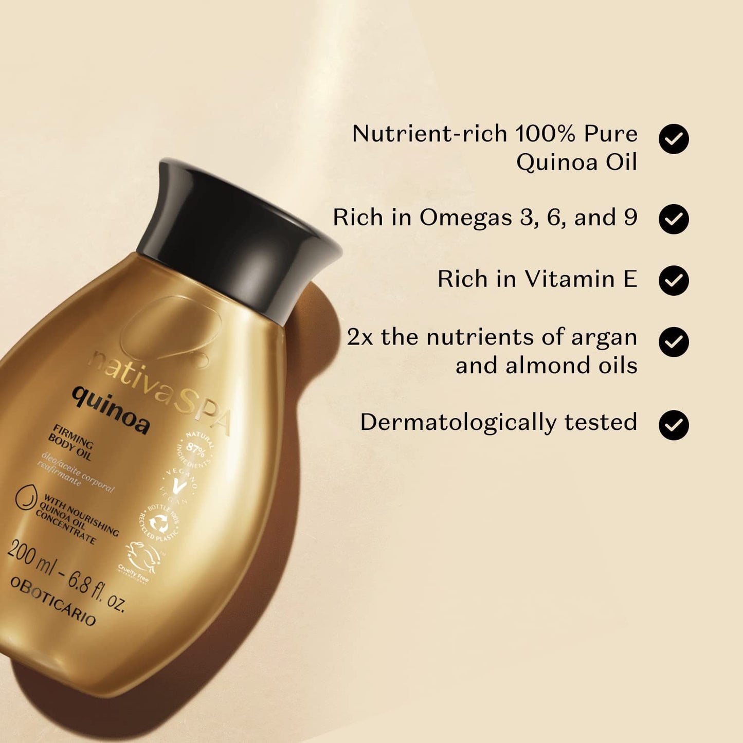 Nativa SPA Quinoa Body Care Set – Oil & Lotion