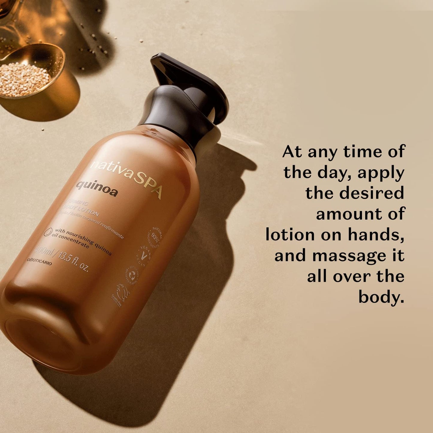 Nativa SPA Quinoa Body Care Set – Oil & Lotion