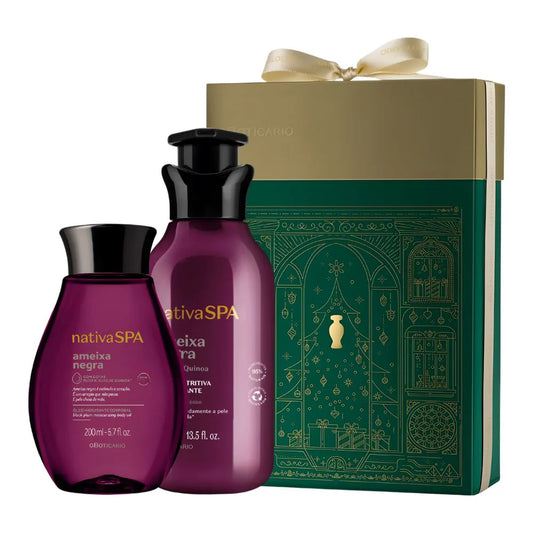 Nativa SPA Black Plum Gift Set – Body Lotion & Body Oil