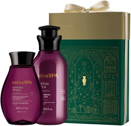 Nativa SPA Black Plum Gift Set – Body Lotion & Body Oil